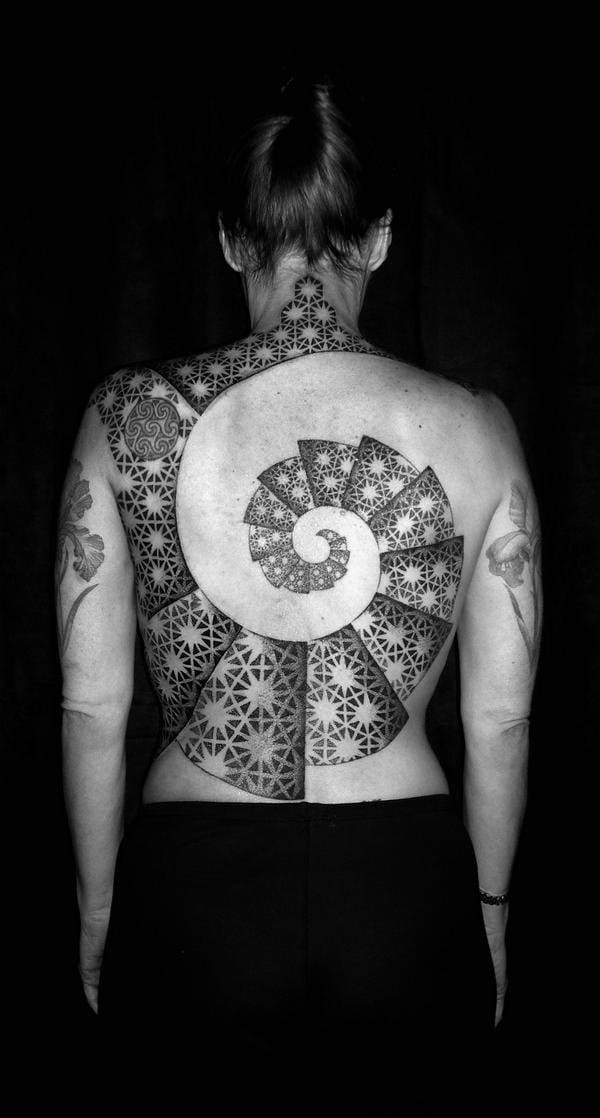 fibonacci spiral tattoo meaning