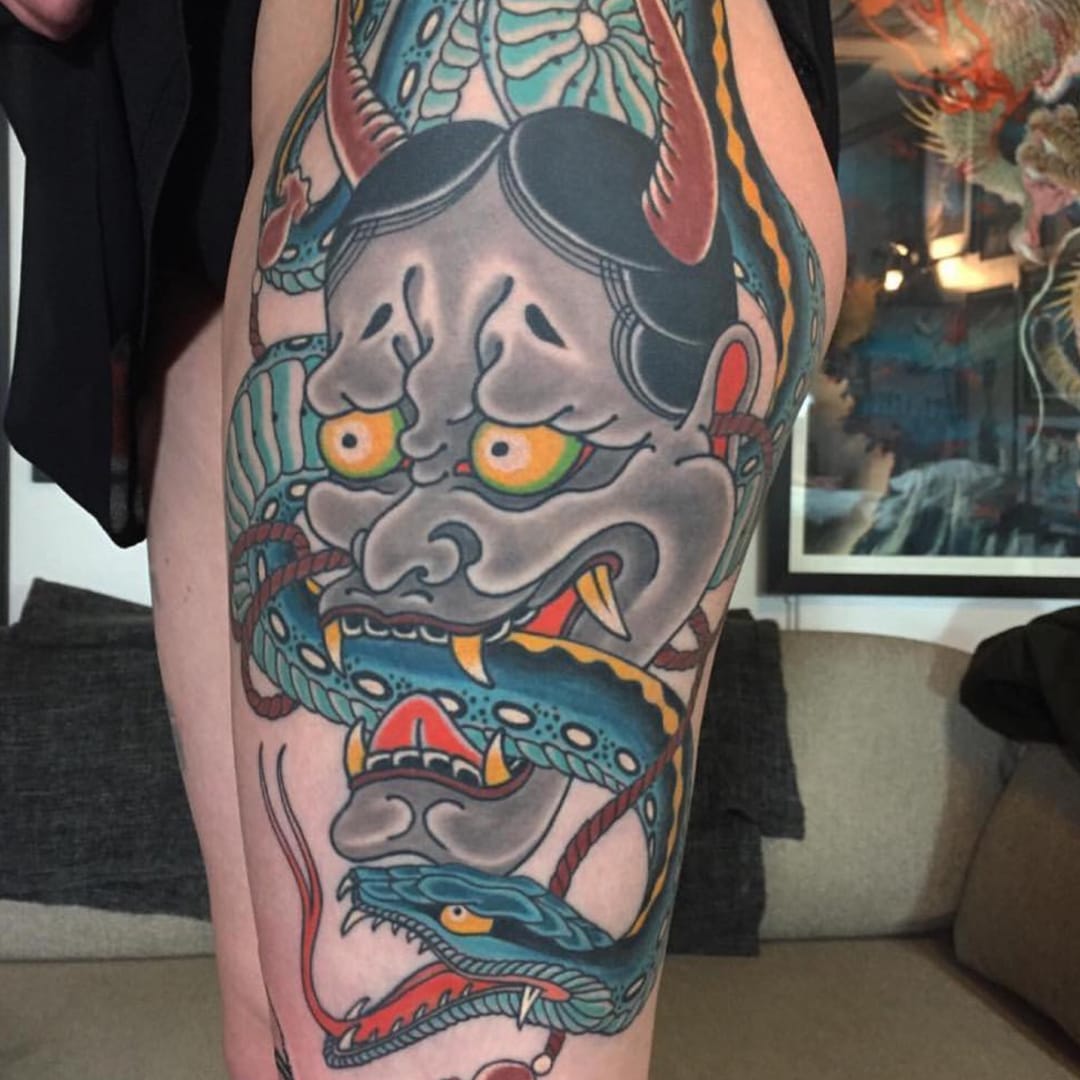 japanese tattoo hannya mask meaning