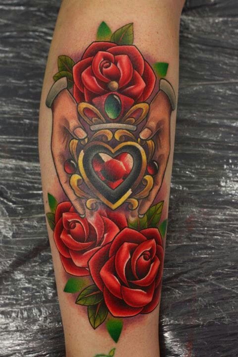 16 Powerful Claddagh Tattoos  Tattoodo