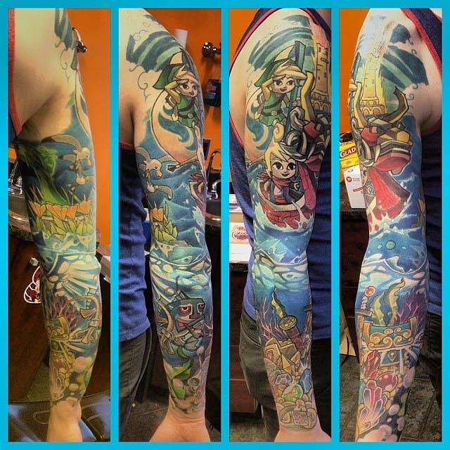 26+ Zelda Sleeve Tattoos, Charming Style!