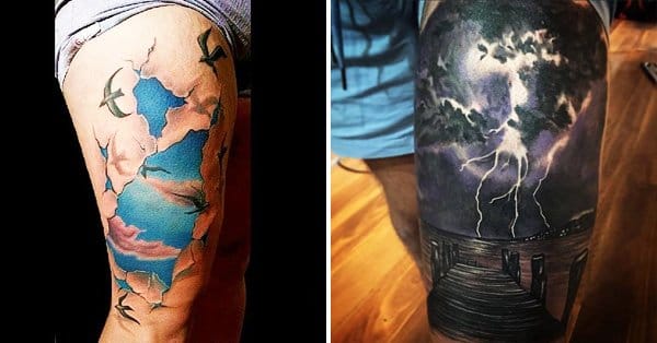 16 Intense Good And Bad Weather Tattoos | Tattoodo