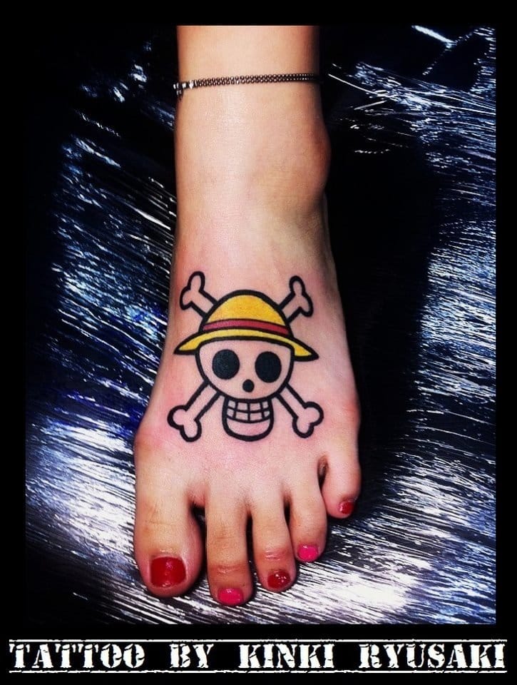 35 Awesome One Piece Tattoos For The Straw Hat Pirates! | Tattoodo