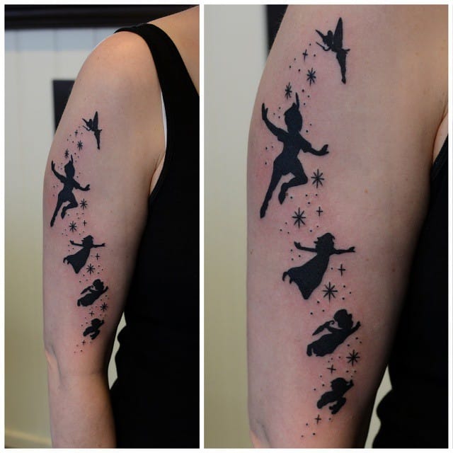 27 Minimalist Peter Pan Tattoos to Remind You to Never ...