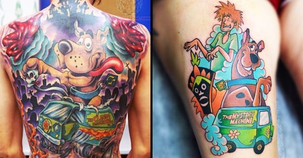 Shaggy And Scooby Doo Tattoo