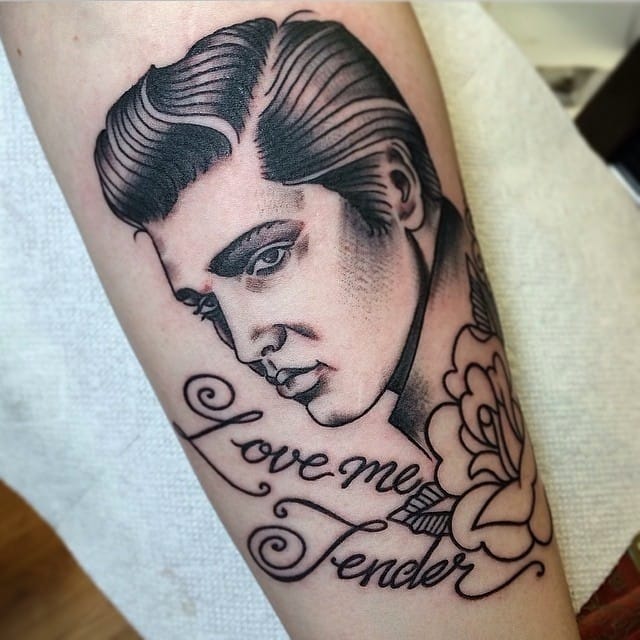 The King In Ink: 20 Elvis Presley Tattoos | Tattoodo