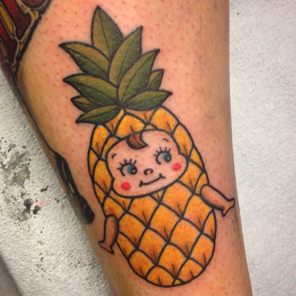 8 Fun And Solid Pineapple Tattoos Tattoodo