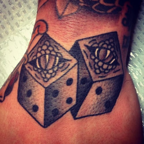 10 Lucky Dice Tattoos | Tattoodo