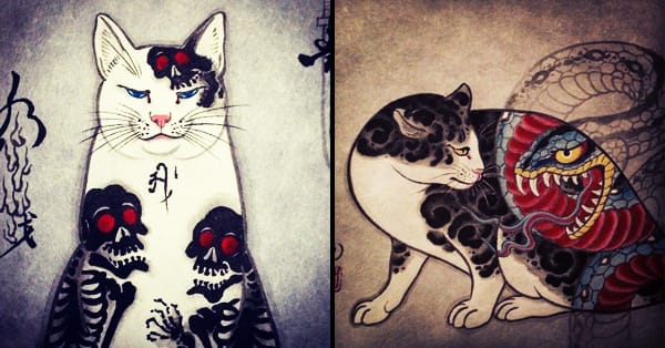 tattoo nyc snake Horitomo  Monmon By Tattoodo Adorable Cats Tattooed