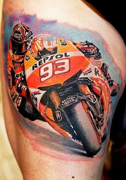 Hit The Road With These 15 Motorcycle Tattoos | Tattoodo