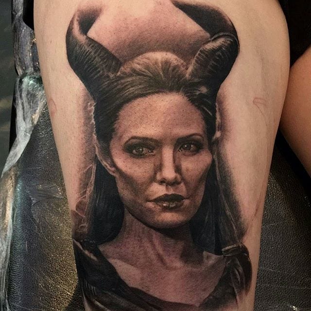 21 Wicked Enchanting Maleficent Tattoos | Tattoodo