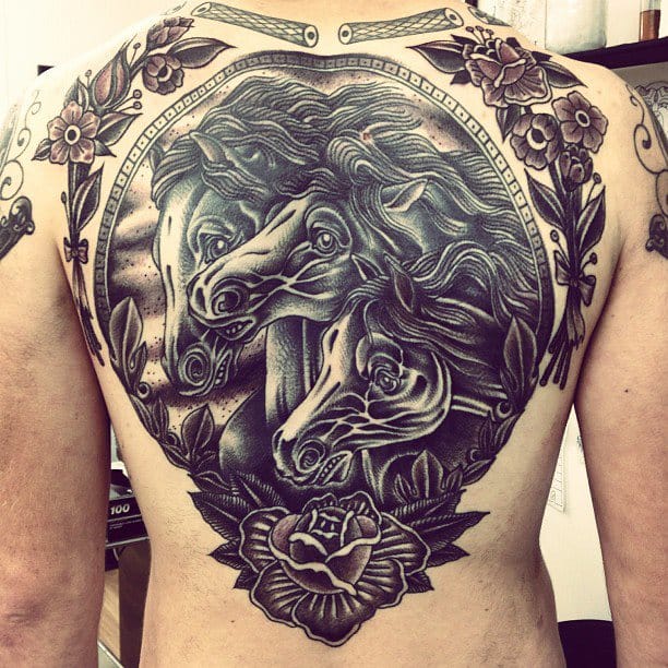 21 Resolute Pharaohs Horses Tattoos | Tattoodo