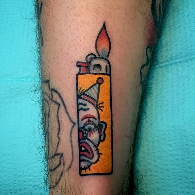 Fire It Up With These 13 Lighter  Tattoo  Designs Tattoodo