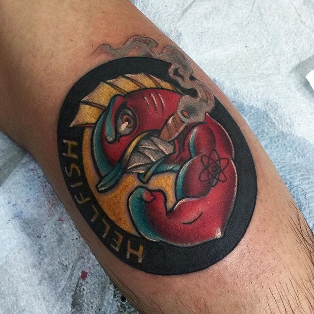 10 Hellfish Tattoos For All Hardcore Simpsons Fans Tattoodo