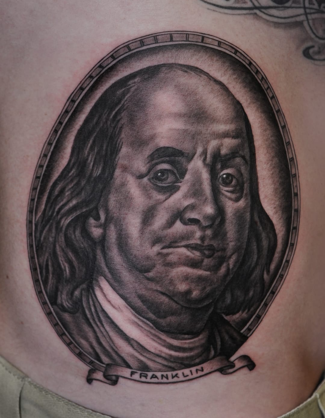 Benjamin franklin tattoo